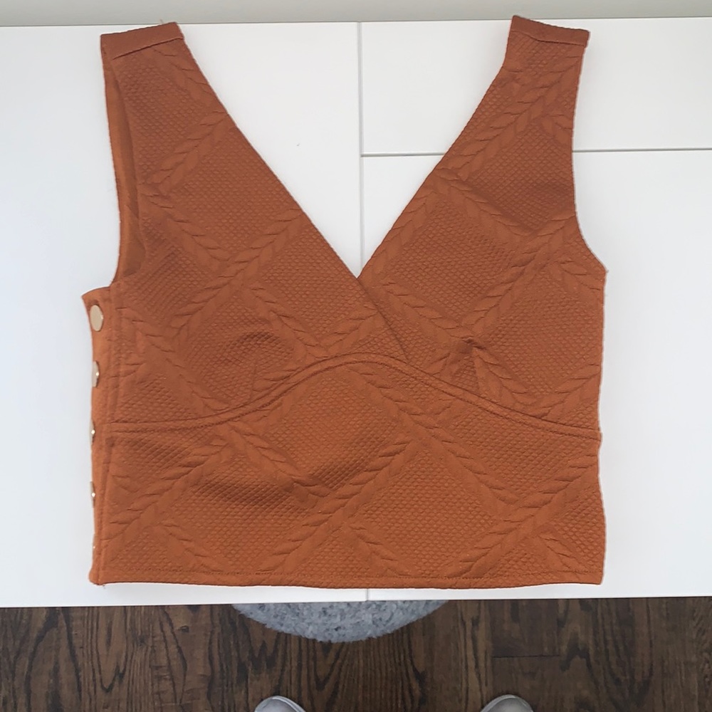 Anthropologie Maeve Button-side Top